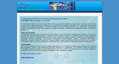 Desktop Screenshot of conference.clinam.org